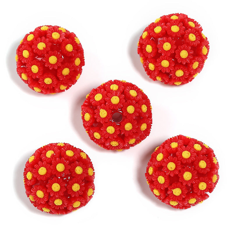 Wholesale 10PCS DIY Acrylic Flower Ball Balls